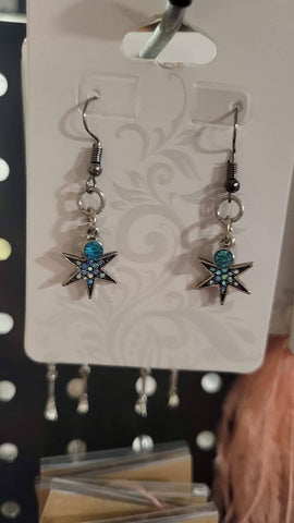 Blue Stars Earrings