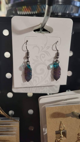 Iridescent Crystal Earrings