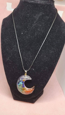 Chakra Moon Necklace